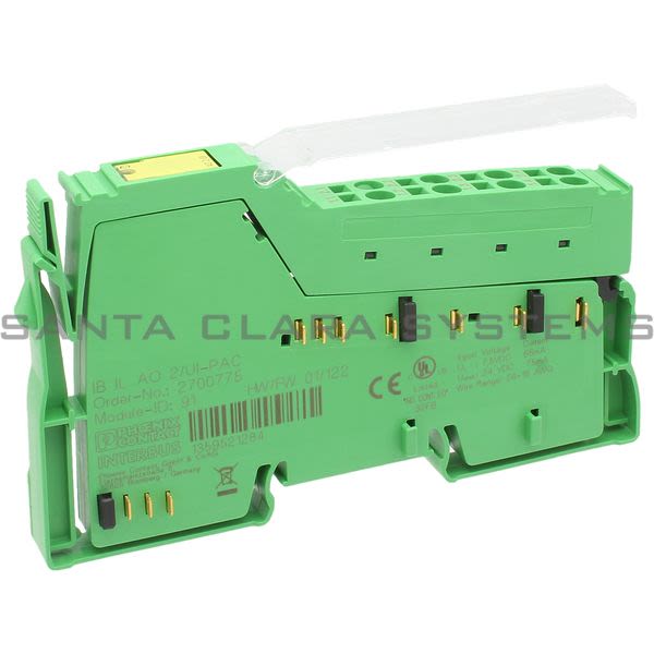 Phoenix Contact 2700775 Inline terminal - IB IL AO 2/UI-PAC Product Image