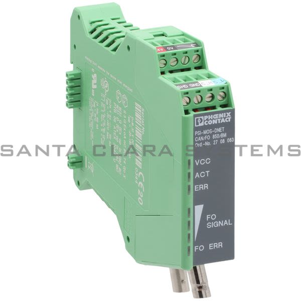 Phoenix Contact 2708083 Fiber Optic Converter
 Product Image