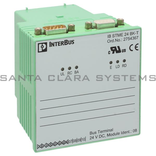 Phoenix Contact 2754367 Replacement Module | IBS STME 24 BK-T Product Image
