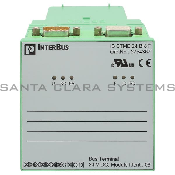 Phoenix Contact 2754367 Replacement Module | IBS STME 24 BK-T Product Image