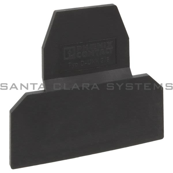 Phoenix Contact 2770228 End Cover | D-Ukk 3/5 Bk Product Image