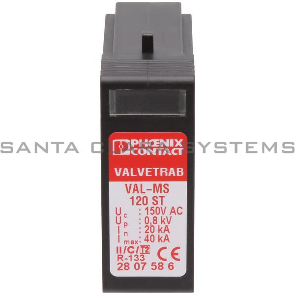 Phoenix Contact 2807586 Surge Protection Connector | Val-MS 120 ST Product Image