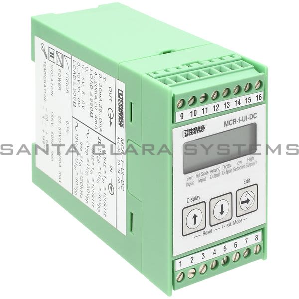 Phoenix Contact 2814605 MCR Frequency Measuring Transducer | MCR-F-Ui-DC Product Image