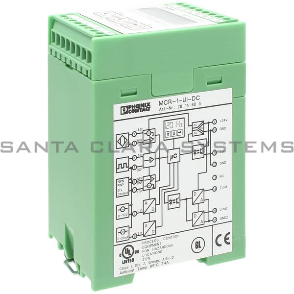 Phoenix Contact 2814605 MCR Frequency Measuring Transducer | MCR-F-Ui-DC Product Image
