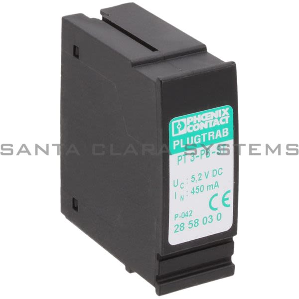 Phoenix Contact 2858030 Surge Protection Plug | PT 3-PB-ST Product Image