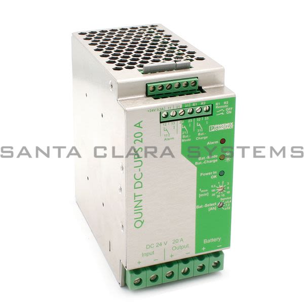 Phoenix Contact 2866239 Power Supply | Quint-DC-UPS/24DC/20 Product Image