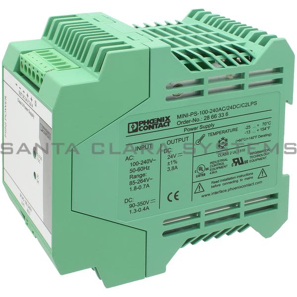 Phoenix Contact 2866336 Power Supply | Mini-PS-100-240AC/24VDC/C2LPS Product Image