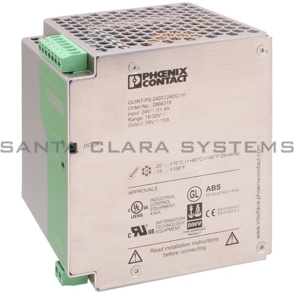 Phoenix Contact 2866378 DC/DC converters - QUINT-PS- 24DC/24DC/10 Product Image