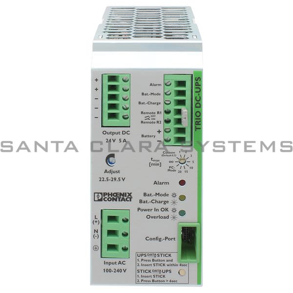 Phoenix Contact 2866611 Power Supply | Trio-UPS/1AC/24DC/5 Product Image