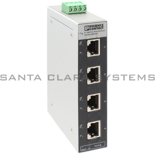 Phoenix Contact 2891453 Ethernet Switch | FL-SWITCH-SFN-4TX/FX-ST Product Image