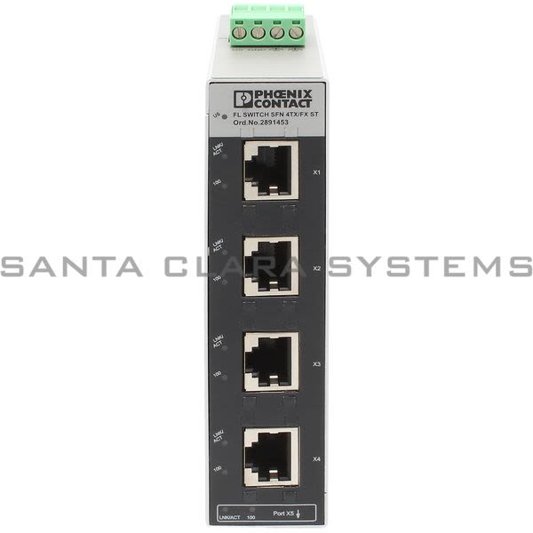 Phoenix Contact 2891453 Ethernet Switch | FL-SWITCH-SFN-4TX/FX-ST Product Image