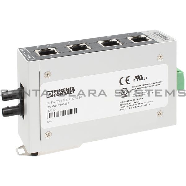 Phoenix Contact 2891453 Ethernet Switch | FL-SWITCH-SFN-4TX/FX-ST Product Image
