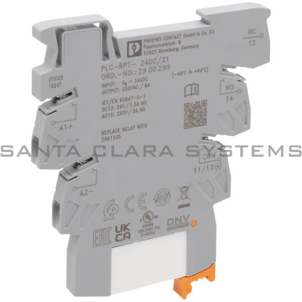 Phoenix Contact 2900299 Relay Module | PLC-RPT- 24DC/21
 Product Image