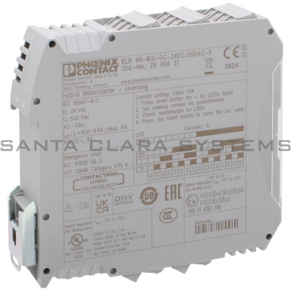 Phoenix Contact 2900421 Hybrid motor starter - ELR H5-IES-SC- 24DC/500AC-9 Product Image