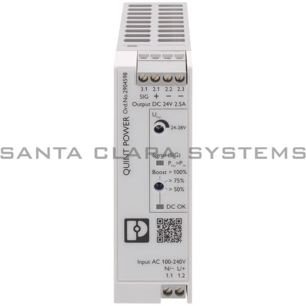 Phoenix Contact 2904598 Power supply unit | QUINT4-PS/1AC/24DC/2.5/SC Product Image