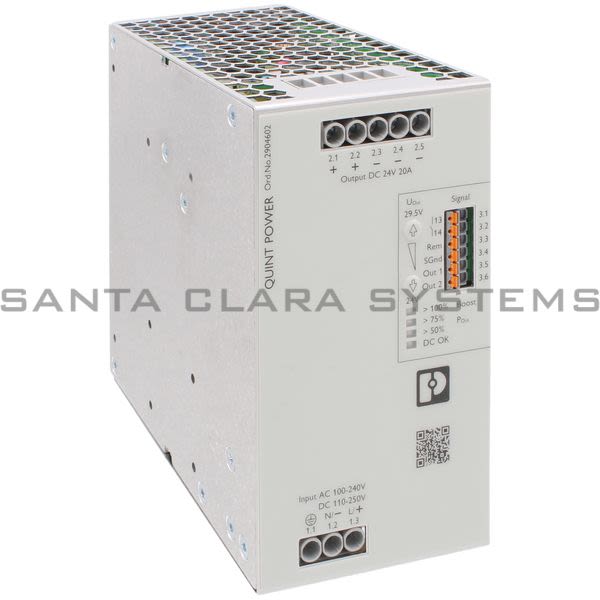 Phoenix Contact 2904602 Power Supply | QUINT4-PS/1AC/24DC/20 Product Image