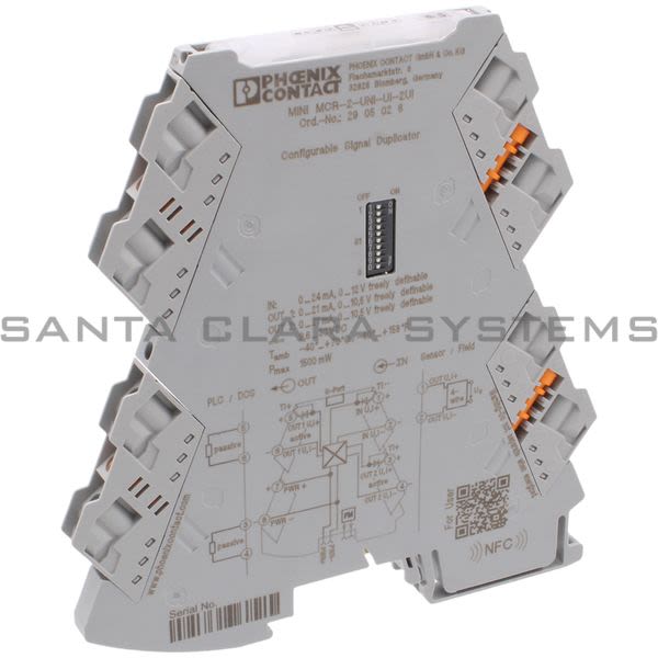 Phoenix Contact 2905026 Signal Duplicator | MINI MCR-2-UNI-UI-2UI Product Image