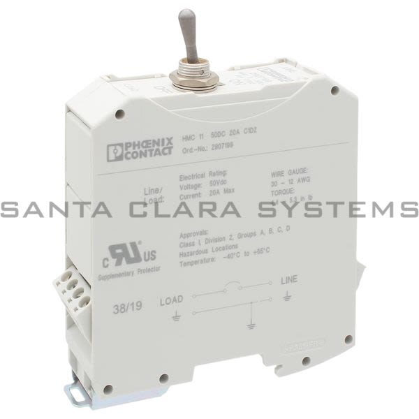 Phoenix Contact 2907199 Circuit Breaker | HMC 11 50DC 20A C1D2 Product Image