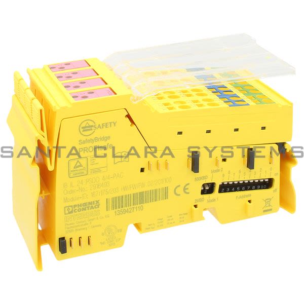 Phoenix Contact 2916493 Safety module - IB IL 24 PSDO 4/4-PAC Product Image