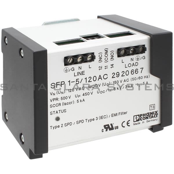 Phoenix Contact 2920667 Surge Protection Product Image