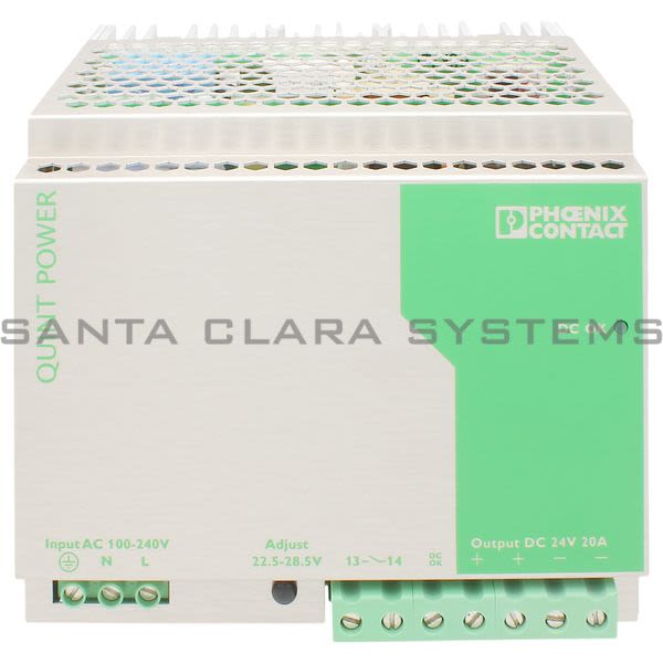 Phoenix Contact 2938620 Power Supply | Quint-PS-100-240AC/24DC/20 Product Image