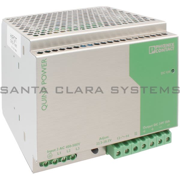 Phoenix Contact 2938727 Power Supply | Quint-PS-3X400-500AC/24DC/20 Product Image