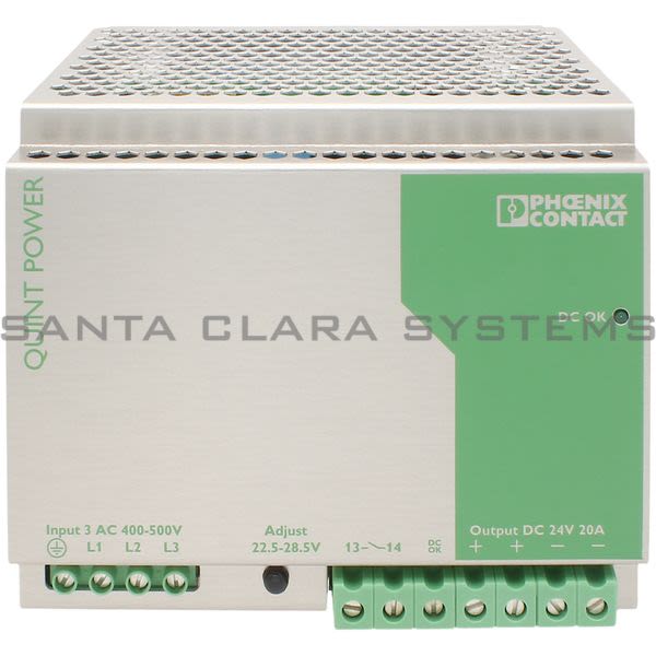 Phoenix Contact 2938727 Power Supply | Quint-PS-3X400-500AC/24DC/20 Product Image