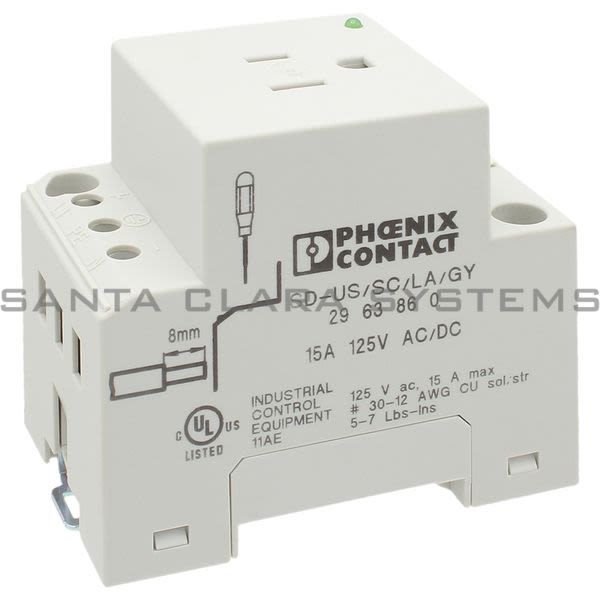 Phoenix Contact 2963860 Socket | SD-US/SC/LA/Gy Product Image