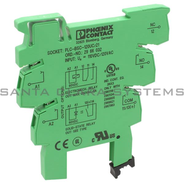 Phoenix Contact 2966032 Terminal Block | PLC-Bsc-120UC/21 Product Image