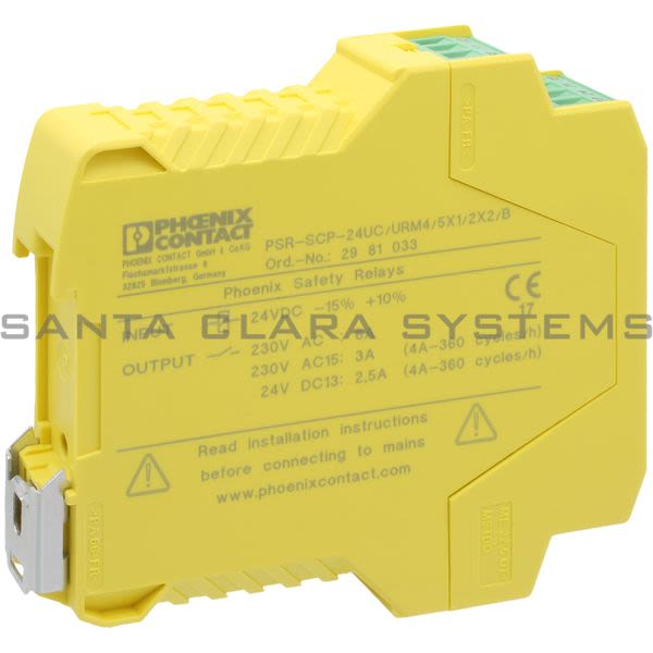 Phoenix Contact 2981033 Extension module - PSR-SCP- 24UC/URM4/5X1/2X2/B Product Image