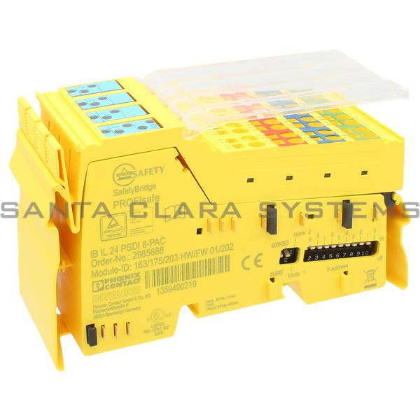 Phoenix Contact 2985688 Safety module - IB IL 24 PSDI 8-PAC Product Image