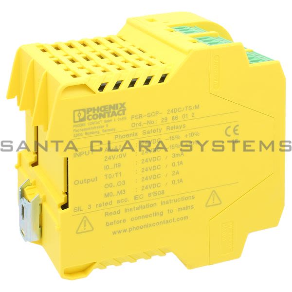 Phoenix Contact 2986012 Safety Module | PSR-SCP-24DC/TS/M Product Image