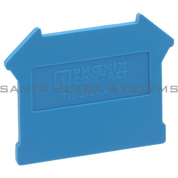 Phoenix Contact 3003101 End Cover | D-UK 4/10 BU Product Image