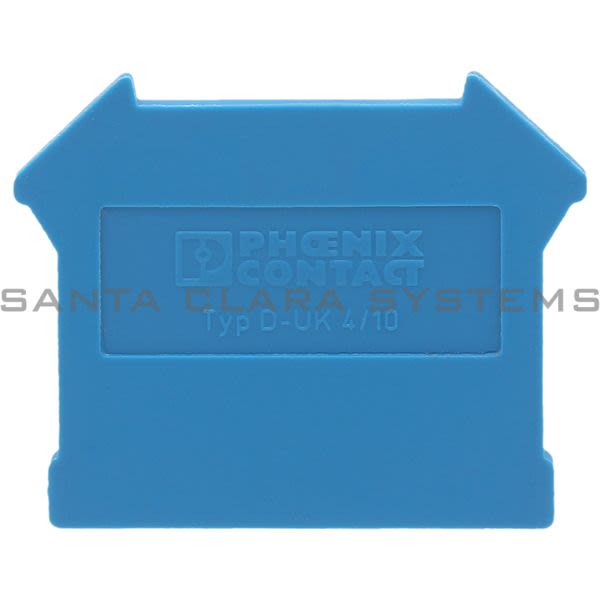 Phoenix Contact 3003101 End Cover | D-UK 4/10 BU Product Image