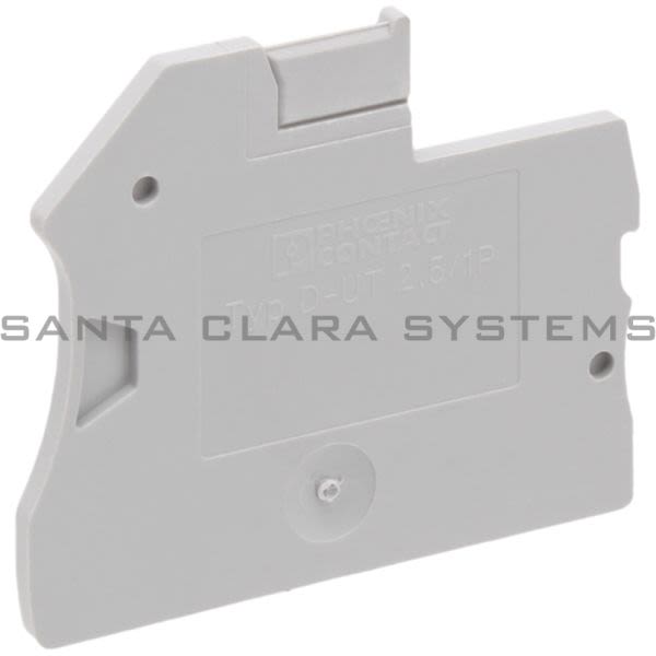 Phoenix Contact 3047154 End Cover | D-UT 2,5/1P Product Image