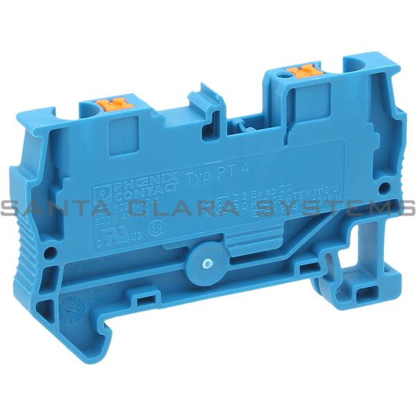 Phoenix Contact 3211760 Terminal Block | PT 4 BU Product Image