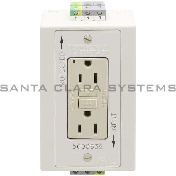 Phoenix Contact 5600639 Socket - EM-DUO 120/15/GFI/AUX Product Image