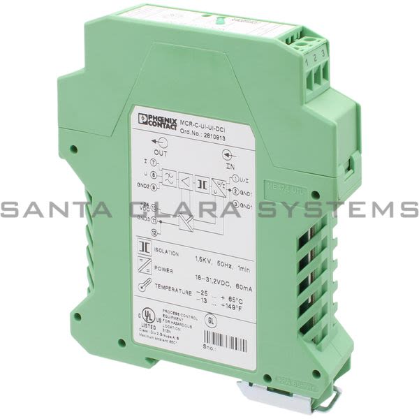 Phoenix Contact MCR-C-UI-UI-DCI-NC MCR 3-Way Signal Conditioner Product Image