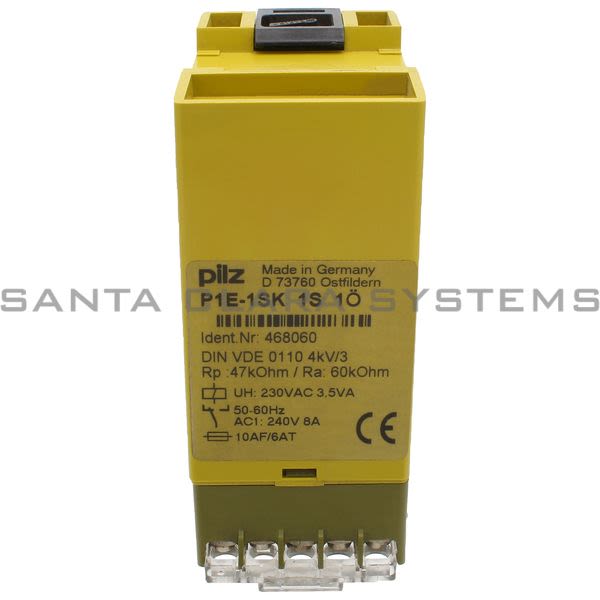 Pilz P1E-1SK1S1O-468060 Safety Relay Product Image