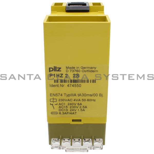 Pilz P1HZ22S-474550 Relay Two Hand Product Image