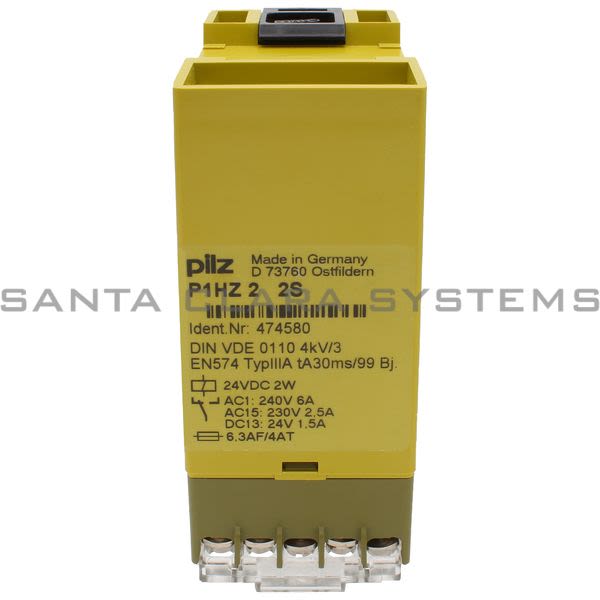 Pilz P1HZ22S-474580 Relay Two Hand Product Image