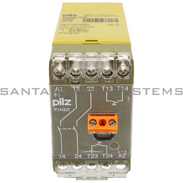 Pilz P1HZ-22A110VWS-474530 Safety Relay Product Image