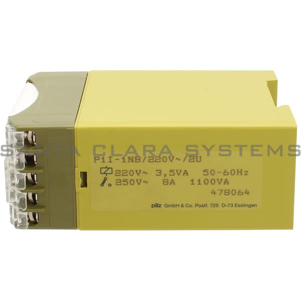 Pilz P1I-1NB-2U-230VWS-2U-478064 Safety Relay Product Image