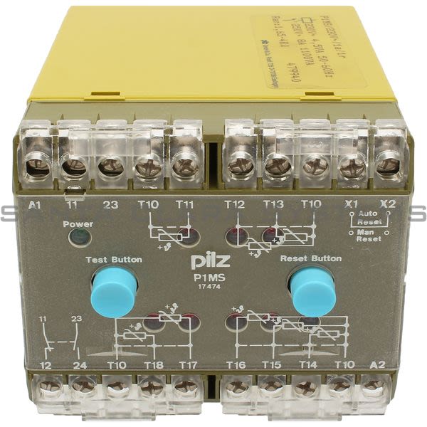 Pilz P1MS-230V-1A-1R-479940 Safety Relay Product Image
