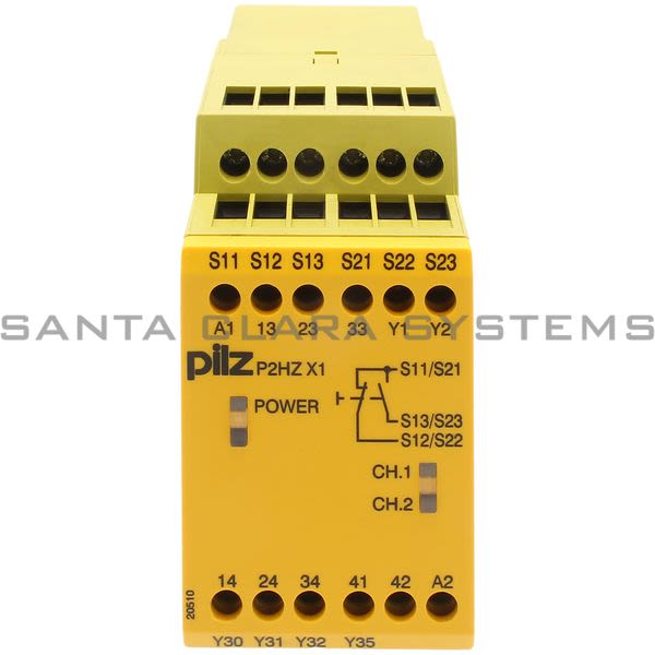 Pilz P2HZX1230VAC3N-O1N-C-774438 Safety Relay | Standalone Product Image