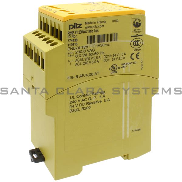 Pilz P2HZX1230VAC3N-O1N-C-774438 Safety Relay | Standalone Product Image