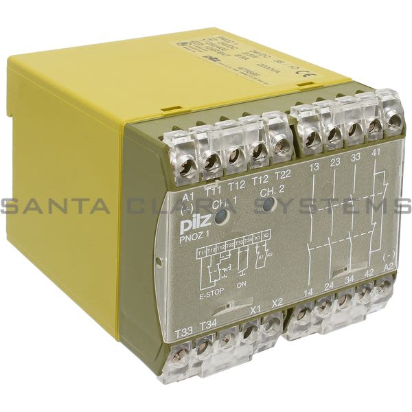 Pilz PNOZ124VDC3S-1O-475695 Safety Relay Product Image