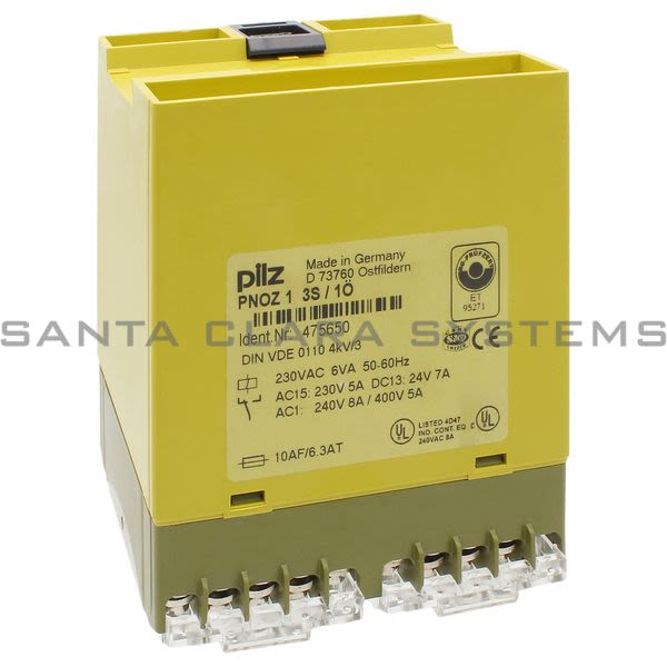 Pilz PNOZ13S10-475650 Safety Relay Product Image