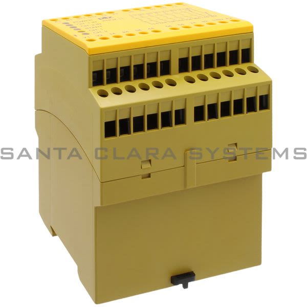 Pilz PNOZ1124VAC24VDC7N-O1N-C-774080 Safety relay (standalone) Inputs: 1- / 2-channel wiring with detection of shorts across contacts Outputs: 7 N/O, 1 N/C, Product Image