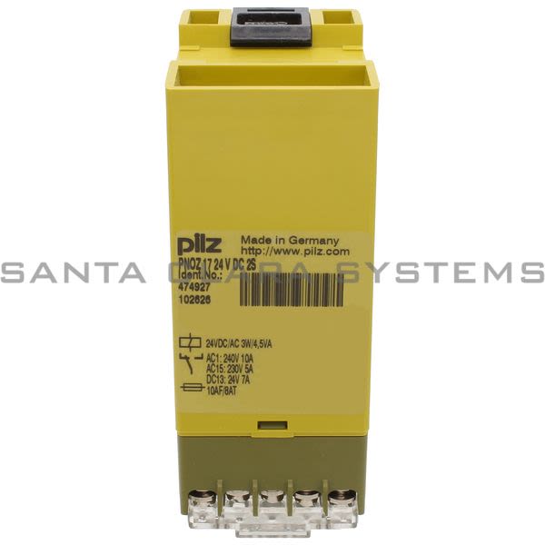 Pilz PNOZ1724VDC2S-474927 Safety Relay Product Image